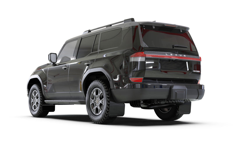 RAL UR Blk Flap/Silver Logo - Rally Armor 24-25 Lexus GX 550 Luxury Black UR Mud Flap - Silver Logo