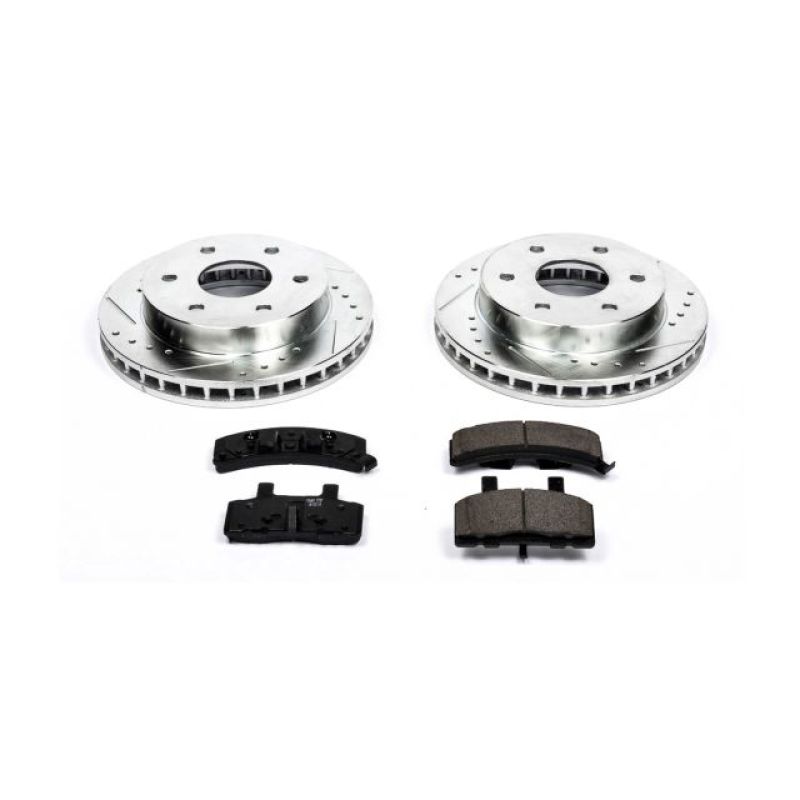 PSB Z23 Evolution Kit - Power Stop 99-00 Cadillac Escalade Front Z23 Evolution Sport Brake Kit