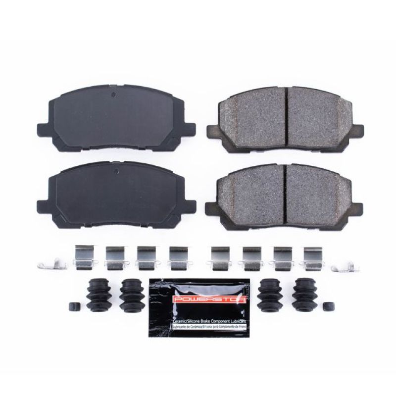 PSB Z23 Evolution Brake Pads - Power Stop 01-07 Toyota Highlander Front Z23 Evolution Sport Brake Pads w/Hardware