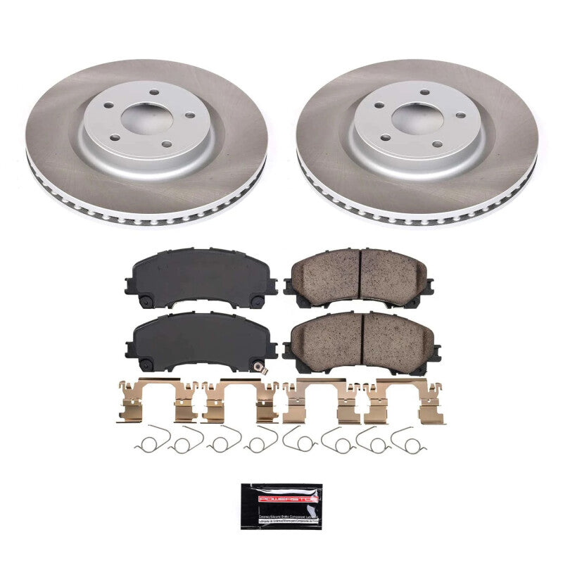 PSB Semi-Coated Rotor Kits - Power Stop 2023 Nissan Z Front Semi-Coated Rotor Kit