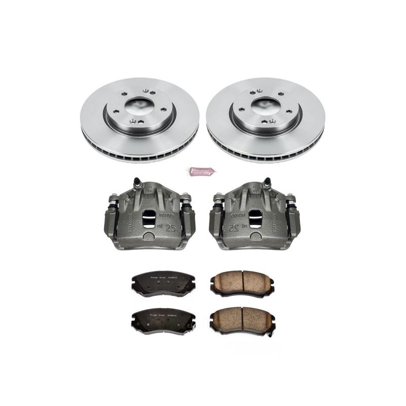 PSB Autospecialty Kit w/Cals - Power Stop 06-10 Hyundai Sonata Front Autospecialty Brake Kit w/Calipers