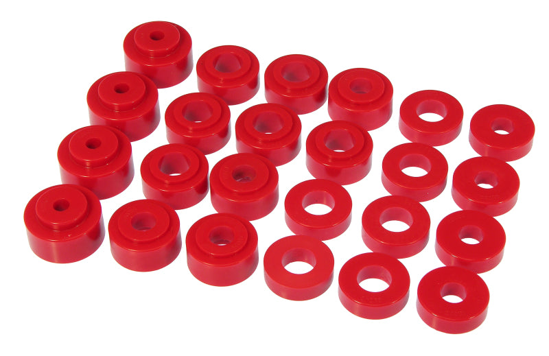 PRO Body/Subframe Bush - Red - Prothane 68-72 Chevy Mid-Size El Camino Body Mount - Red