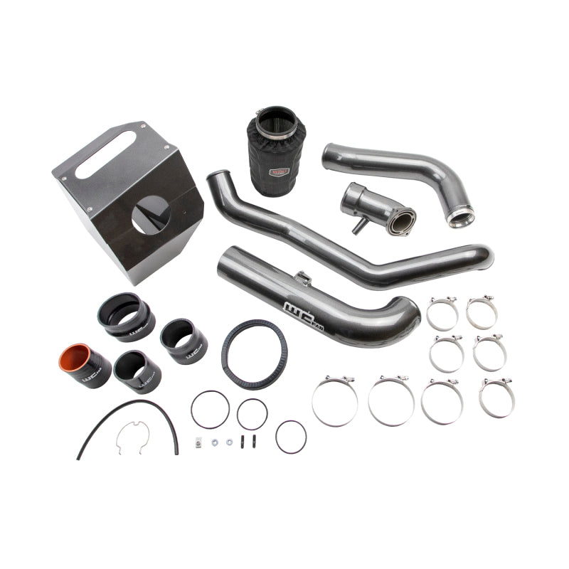 WCF Intake Bundle Kit - Wehrli 17-19 Chevrolet 6.6L L5P Duramax High Flow Intake Bundle Kit Stage 2 - Gloss Black