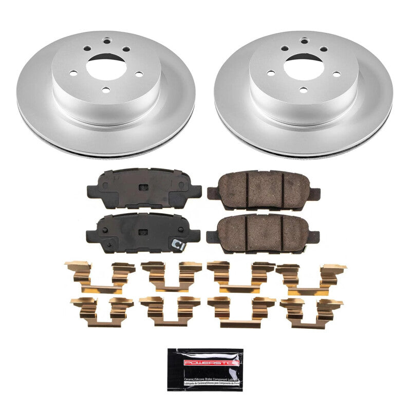 PSB Z17 Evolution Coated Kit - Power Stop 20-22 Cadillac CT4 Front Z17 Coated Brake Kit