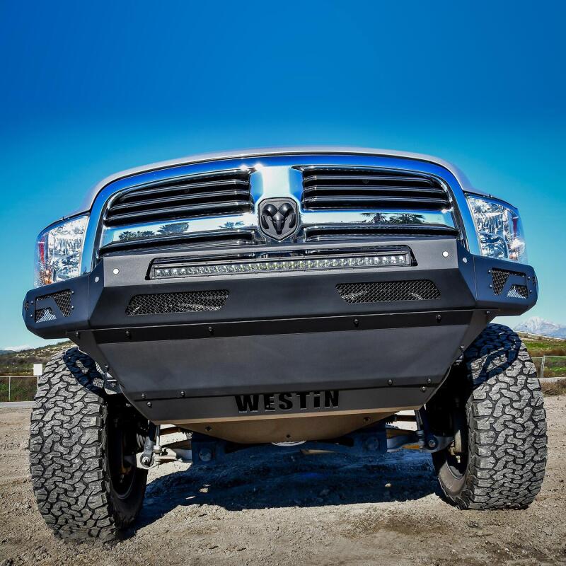WES Pro-Mod Bumpers - Westin 13-18 Dodge Ram 1500 / 2019 Ram 1500 Classic Pro-Mod Front Bumper - Textured Black