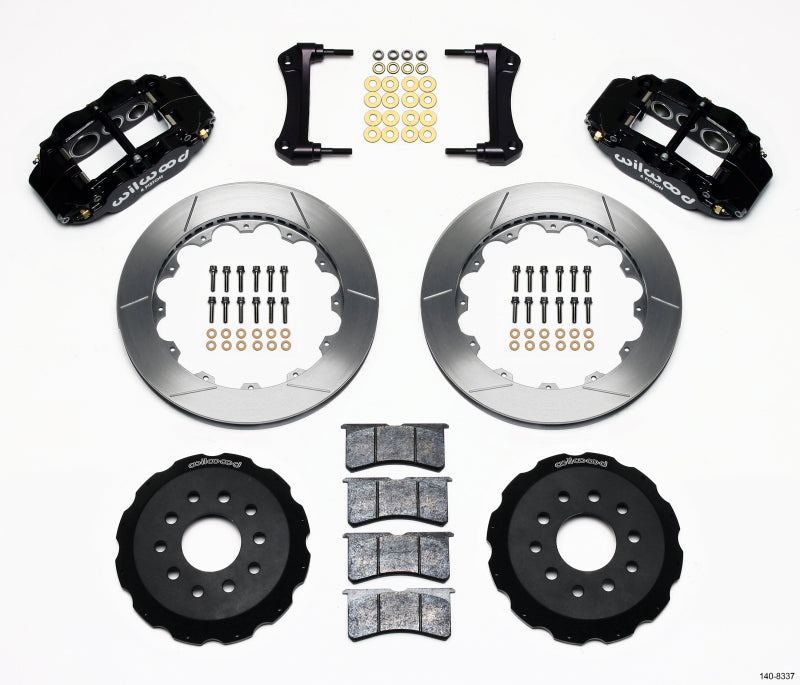 WIL Superlite Brake Kit - Wilwood Narrow Superlite 6R Front Hat Kit 12.88in 88-93 Corvette C4