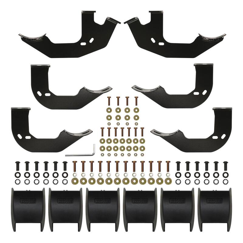 WES Nerf Bars - PRO TRAXX 4 - Westin 2005-2018 Toyota Tacoma Double Cab PRO TRAXX 4 Oval Nerf Step Bars - SS