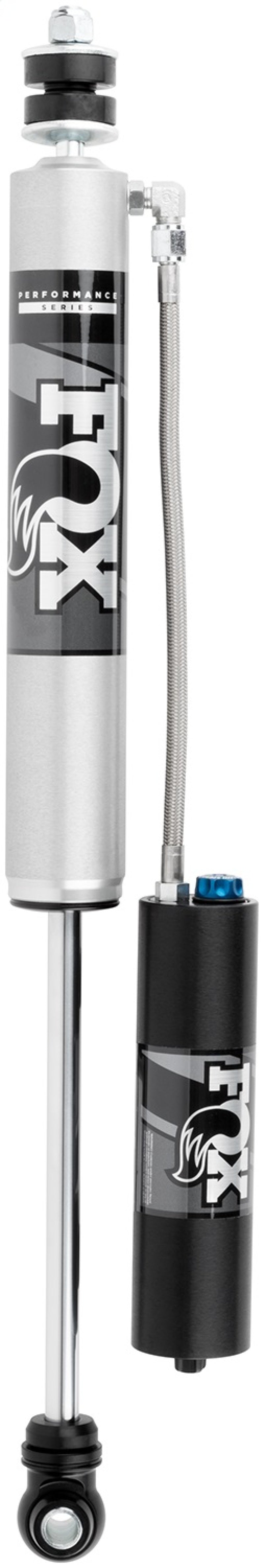 FOX 2.0 Perf Shock - Fox 2005+ Ford Super Duty 2.0 Perf Series 9.6in Smooth Body Remote Res. Front Shock - CD Adj