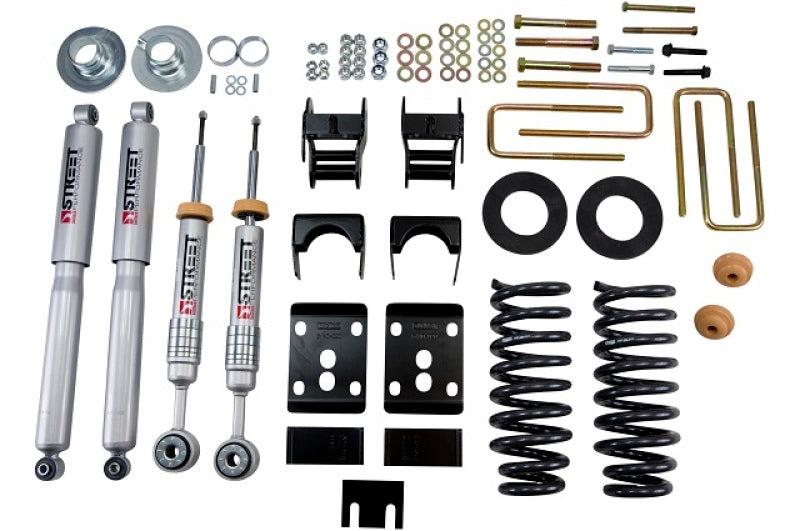 BT Lower Kit w SP Shocks - Belltech 09-13 Ford F150 Std Cab Short Bed 2in. or 3in. F/4in. R drop w/ SP Shocks Lowering Kits
