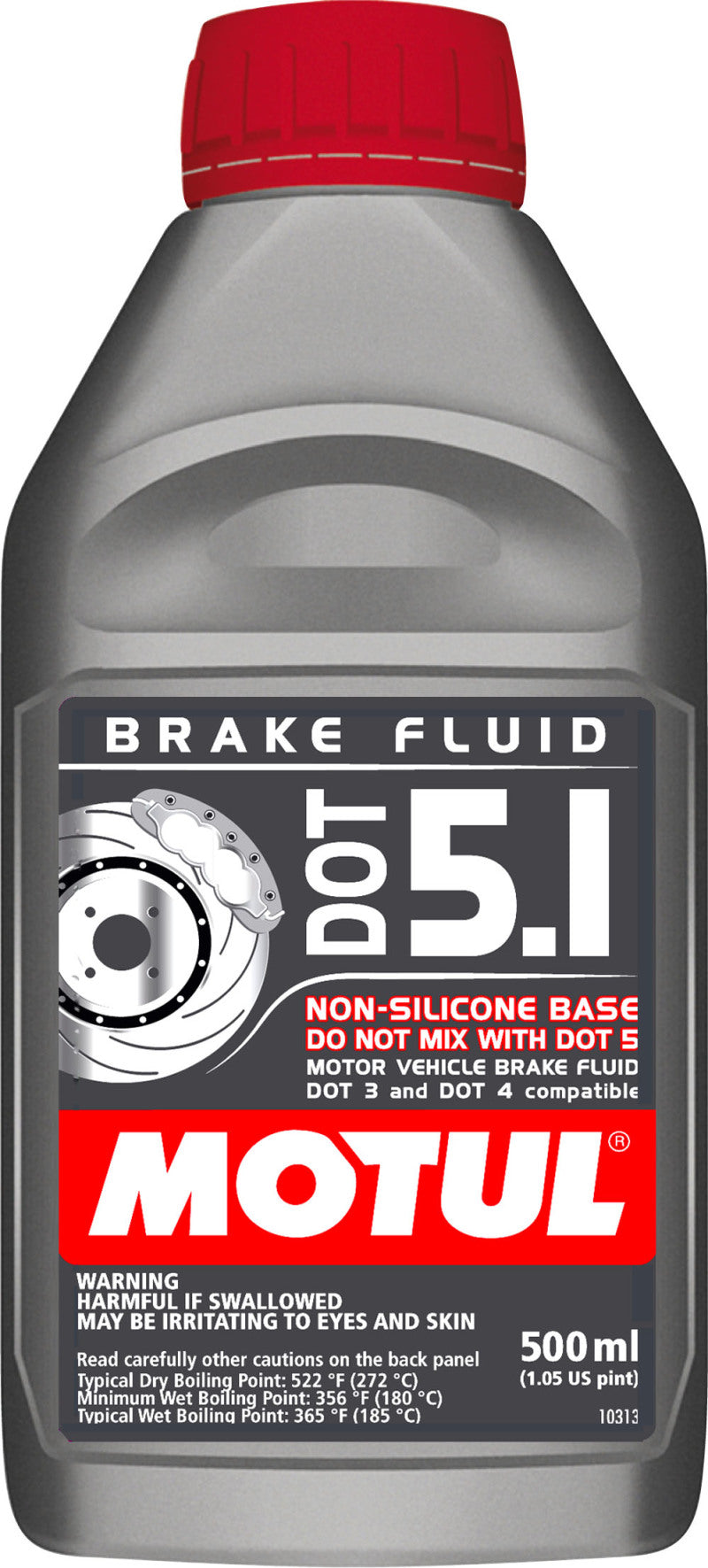 MOT Brake Fluid - DOT Fluid - Motul 1/2L Brake Fluid DOT 5.1