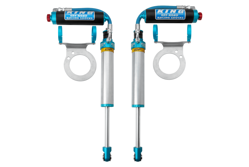 KIN 2.5 Coilovers - King Shocks 2014+ Ram 2500/3500 4WD Front 2.5 Dia Piggy Hose Shock w/ Adj. & IBP (Pair)