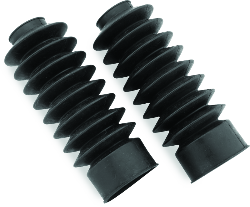 BKC Fork Accessories D - Bikers Choice 41MM Black Fork Boots Extended 8.58in / Collapsed 4in (Pair)