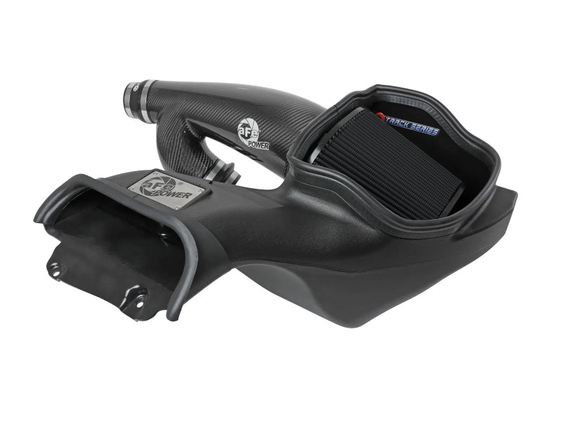 AFE Track Series Intake - aFe 21-24 Ford F150 Raptor Track Series Carbon Fiber Cold Air Intake System w/ Black Pro 5R Filter