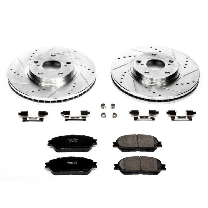 PSB Z23 Evolution Kit - Power Stop 04-06 Lexus ES330 Front Z23 Evolution Sport Brake Kit