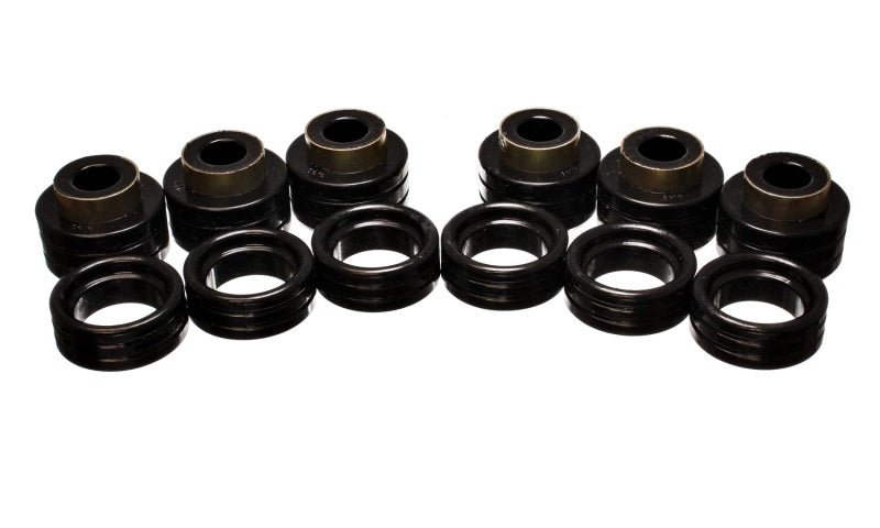 ES Body Mounts - Black - Energy Suspension 94-01 Dodge Ram 1500 / 94-02 Ram 2500/3500 Black Body (Cab) Mount Set