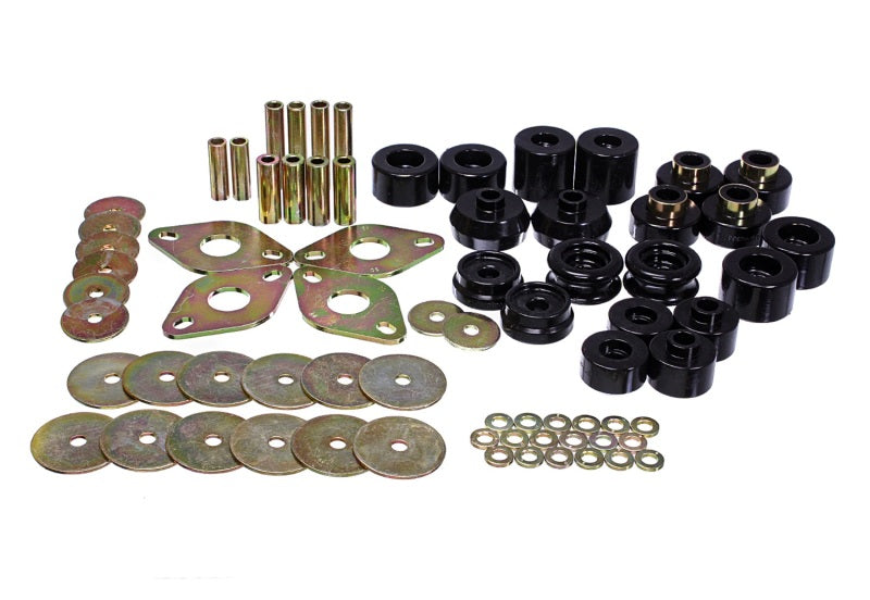 ES Body Mounts - Black - Energy Suspension 00-02 Toyota 4-Runner 2WD/4WD Black Body Mount Bushing Set