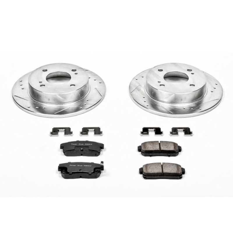 PSB Z23 Evolution Kit - Power Stop 01-02 Infiniti G20 Rear Z23 Evolution Sport Brake Kit