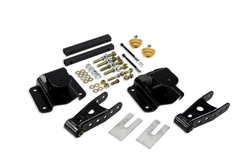 BT Shackle Kit - Belltech SHACKLE AND HANGER KIT 94-99 RAM 1500 XtdCab 4inch