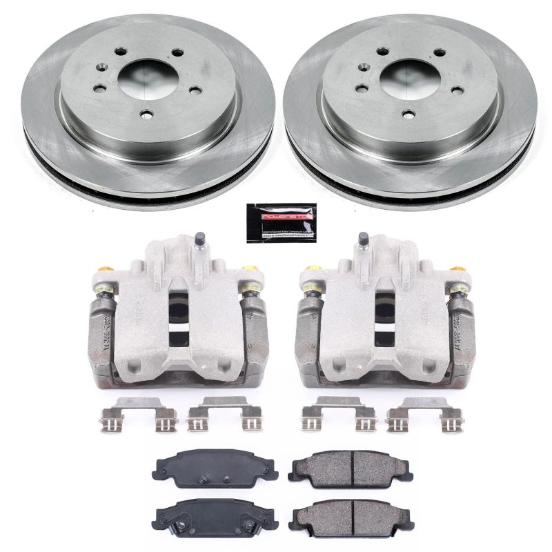 PSB Autospecialty Kit w/Cals - Power Stop 03-07 Cadillac CTS Rear Autospecialty Brake Kit w/Calipers