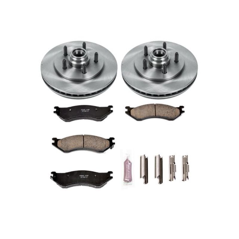 PSB Autospecialty Kit - Power Stop 00-02 Ford Expedition Front Autospecialty Brake Kit