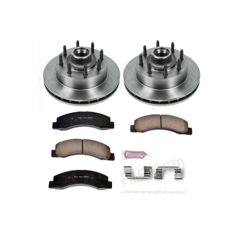 PSB Autospecialty Rotor - Power Stop 99-02 Ford F-350 Super Duty Front Autospecialty Brake Kit