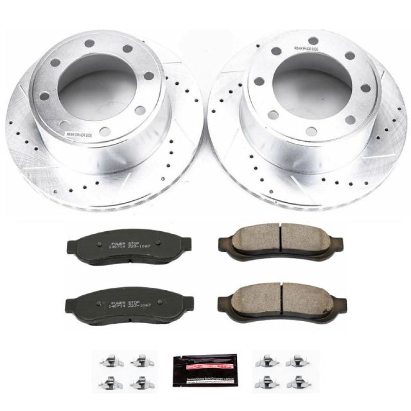 PSB Z23 Evolution Kit - Power Stop 07-10 Ford F-250 Super Duty Rear Z23 Evolution Sport Brake Kit
