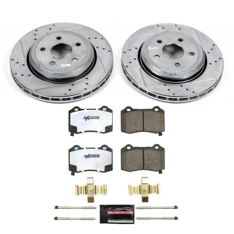 PSB Z26 Street Warrior Kit - Power Stop 18-21 Jeep Grand Cherokee Rear Z26 Street Brake Kit