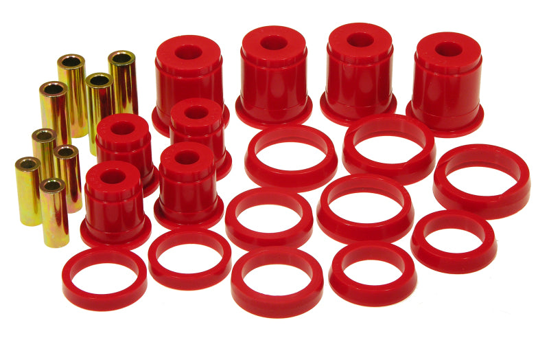 PRO Control Arm Bushings - Red - Prothane 84-99 Jeep Cherokee/Commander Front Control Arm Bushings - Red