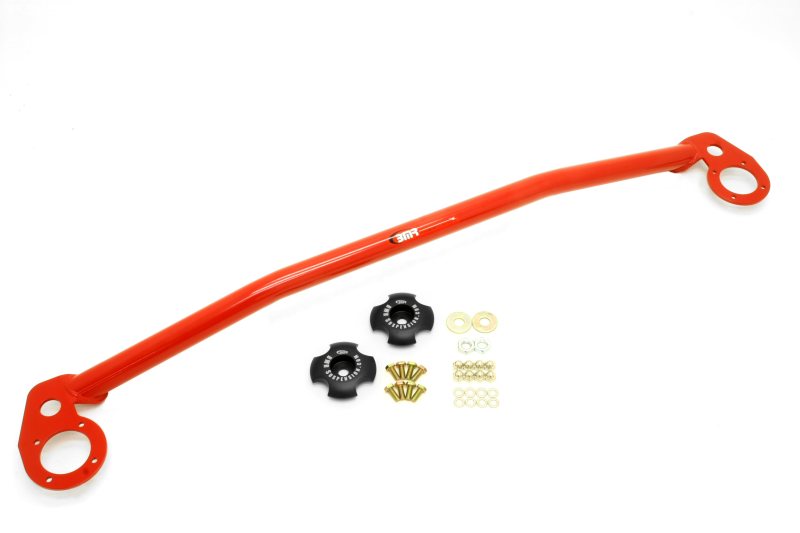 BMR Strut Tower Braces - BMR 2010 5th Gen Camaro Front 2-Point Strut Tower Brace - Red