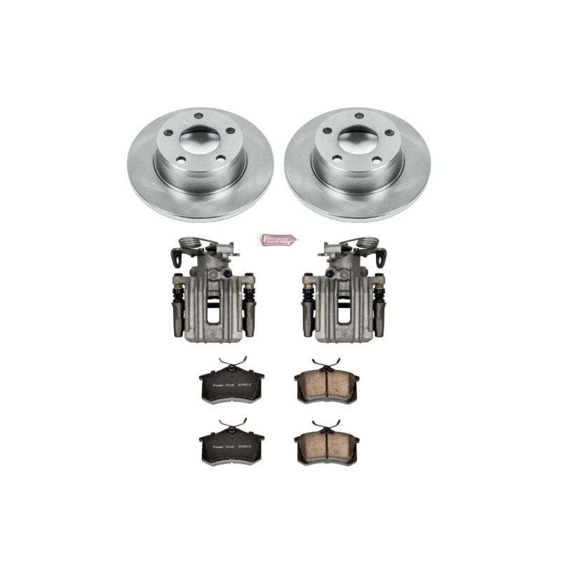 PSB Autospecialty Kit w/Cals - Power Stop 01-05 Audi Allroad Quattro Rear Autospecialty Brake Kit w/Calipers