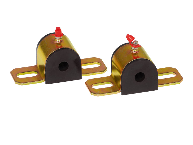 PRO Sway/End Link Bush - Blk - Prothane Universal Greasable Sway Bar Bushings - 1/2in - Type B Bracket - Black