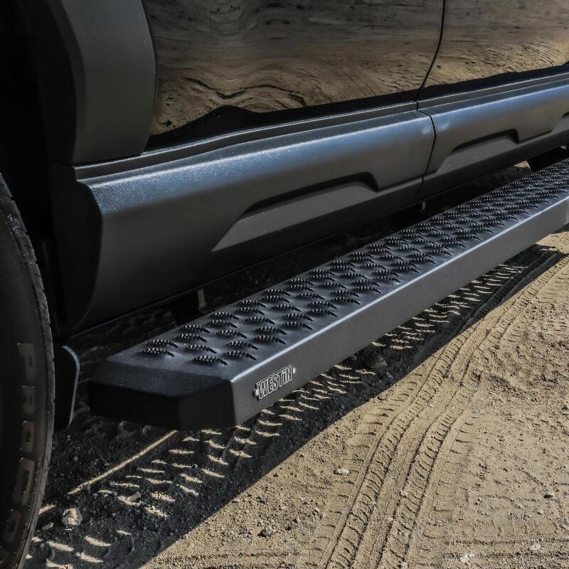 WES Running Boards - Grate - Westin Grate Steps Running Boards 68 in - Textured Black
