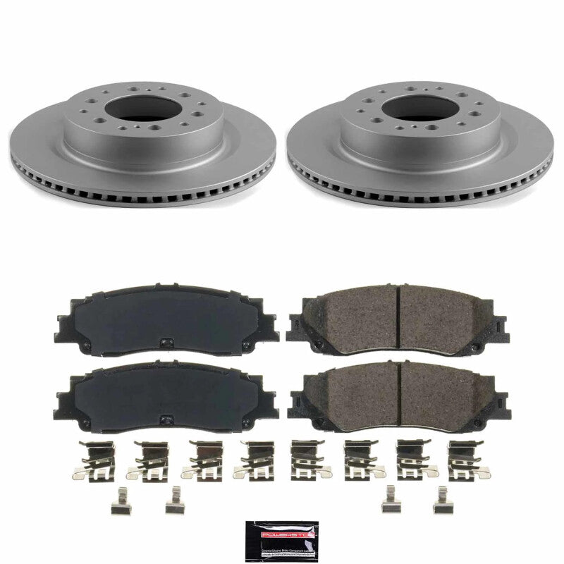PSB Z17 Evolution Coated Kit - Power Stop 23-24 Toyota Sequoia Rear Z17 Coated Brake Kit