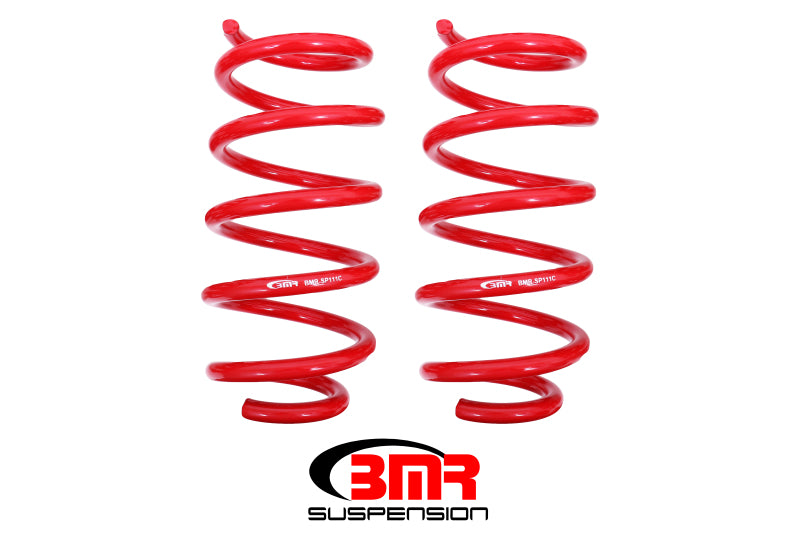 BMR Lowering Springs - BMR 08-18 Challenger Lowering Front Spring - Red