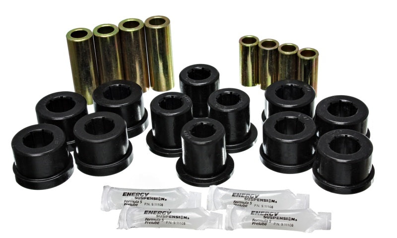 ES Cntrl Arm Bushings - Black - Energy Suspension 87-92 Toyota Supra Black Front Control Arm Bushing Set