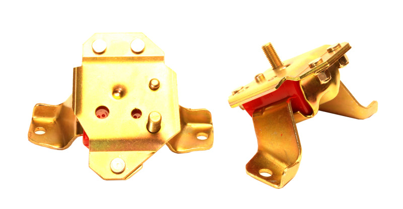 ES Motor Mounts - Red - Energy Suspension Must. Motor Mount Set - Red