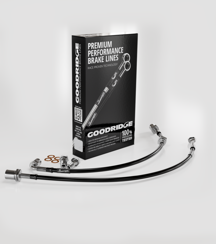 GR G-Stop Brake Line Kits - Goodridge 09-19 Nissan 370Z Stainless Steel Front Brake Lines