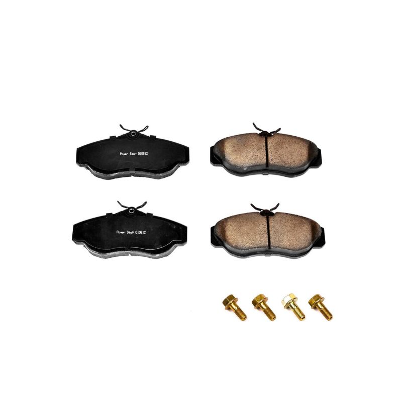 PSB Z17 Evolution Brake Pads - Power Stop 99-04 Land Rover Discovery Front Z17 Evolution Ceramic Brake Pads w/Hardware