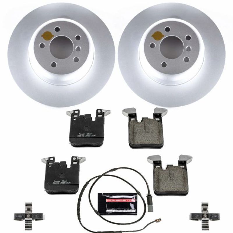 PSB Z23 Evolution Coated Kit - Power Stop 16-18 BMW 320i xDrive Rear Z23 Evolution Sport Coated Brake Kit