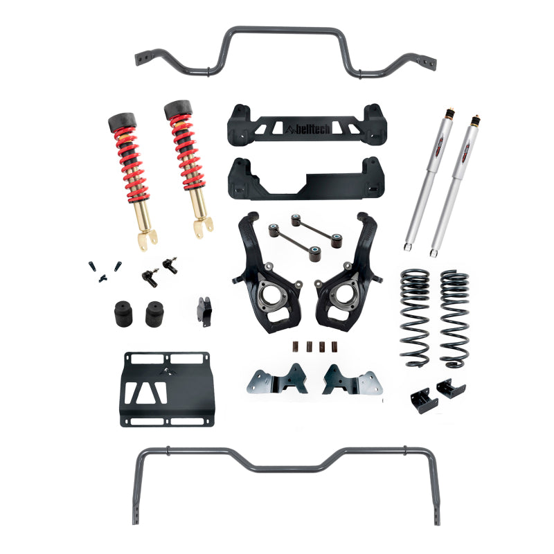 BT Lift Kits - Belltech 2019+ Dodge Ram 1500 2WD (NonClassic) 6-9in. Performance Handling Lift Kit w/ Shocks