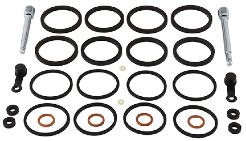 ABR Caliper Rebuild Kits - All Balls Racing 02-03 Kawasaki ZX900 Ninja ZX9R Caliper Rebuild Kit - Front