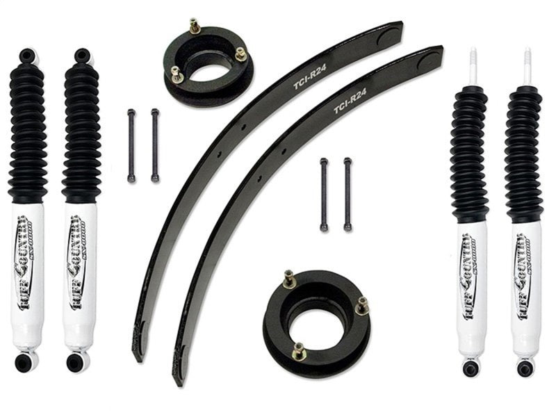 TUF Lift Kits - Tuff Country 03-12 Dodge Ram 3500 4x4 2in Lift Kit (w/Rear Add-a-Leafs SX8000 Shocks)