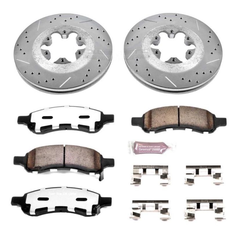 PSB Z36 Truck & Tow Kit - Power Stop 09-12 Chevrolet Colorado Front Z36 Truck & Tow Brake Kit
