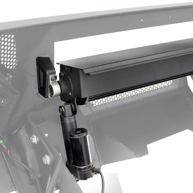 GOR Element Bumper - Go Rhino 19-24 Ram 1500 (Excl. Rebel/Warlock/TRX) Element Front Bumper w/Pwr Bar - Tex. Blk