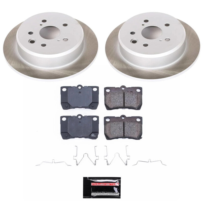 PSB Semi-Coated Rotor Kits - Power Stop 06-13 Lexus IS250 Rear Semi-Coated Rotor Kit