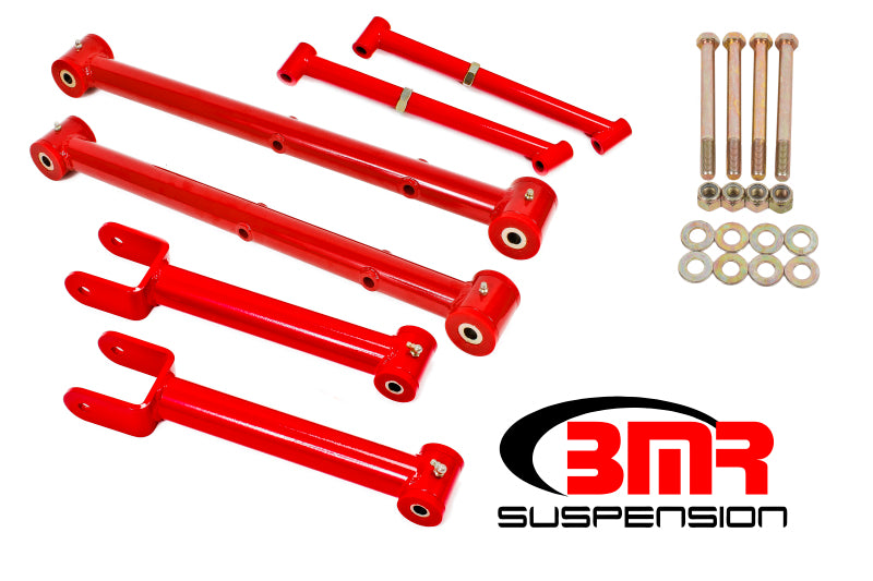 BMR Suspension Arm Kits - BMR 64-67 A-Body Non-Adj. Rear Suspension Kit - Red