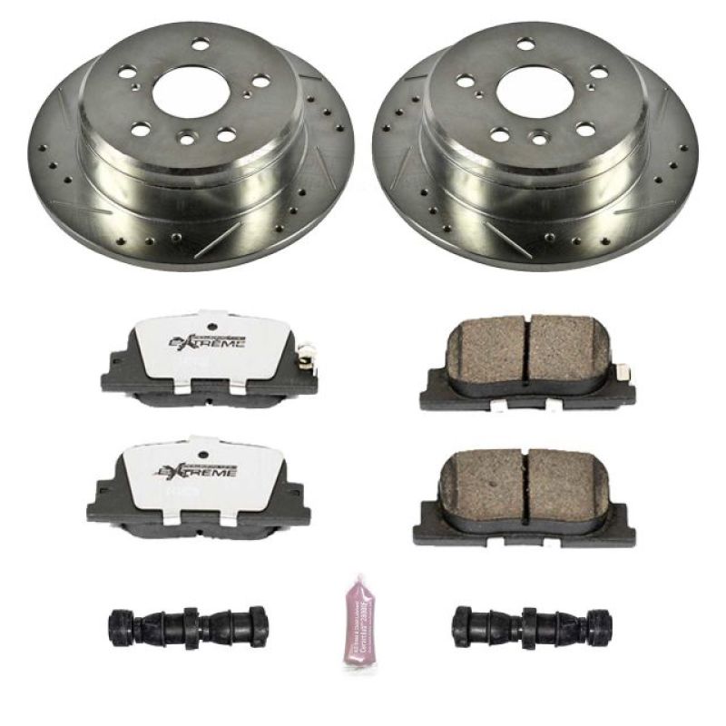 PSB Z26 Street Warrior Kit - Power Stop 00-01 Lexus ES300 Rear Z26 Street Warrior Brake Kit