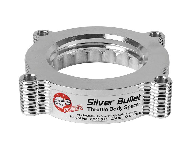 AFE Silver Bullet TBS CARB Approved - aFe Silver Bullet Throttle Body Spacers TBS Ford F-150 Raptor 10-12 V8-6.2L