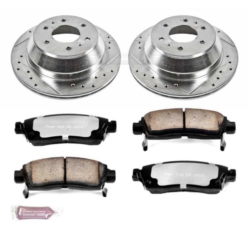 PSB Z36 Truck & Tow Kit - Power Stop 04-07 Buick Rainier Rear Z36 Truck & Tow Brake Kit