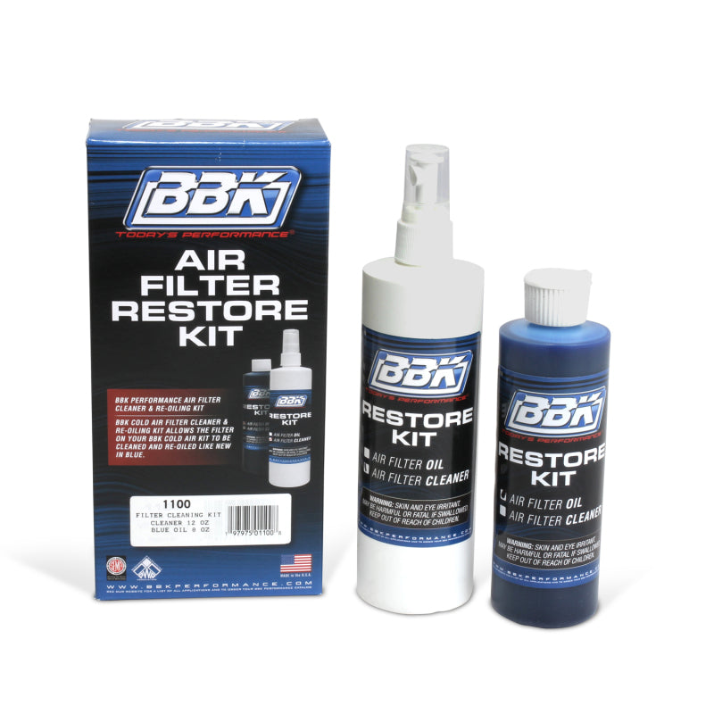 BBK Air Filter Cleaner Kit - BBK BBK Cold Air Filter Restore Cleaner And Re-Oil Kit